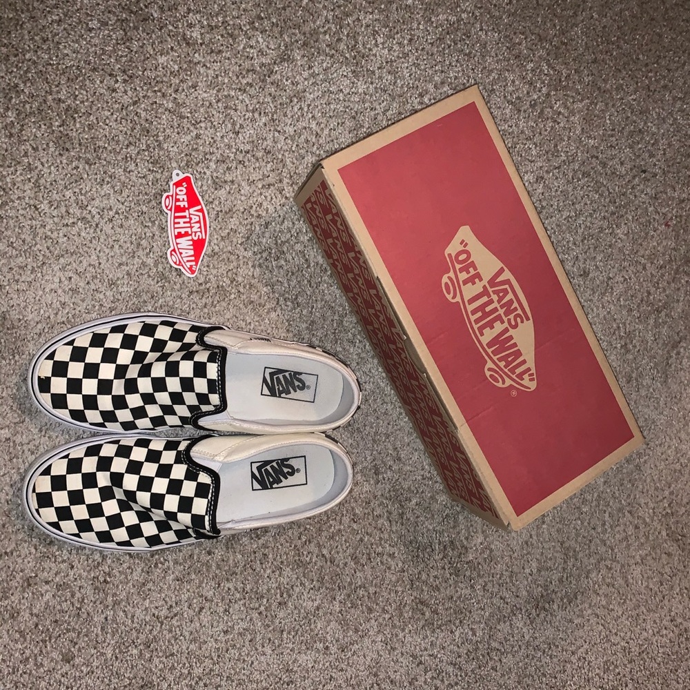Checkered vans
